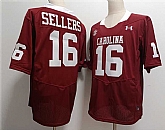 Men's South Carolina Fighting Gamecocks #16 LaNorris Sellers Garnet Stitched Jersey,baseball caps,new era cap wholesale,wholesale hats